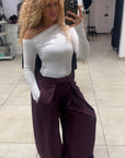 Pantalon Clara Bordeaux