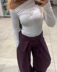 Pantalon Clara Bordeaux