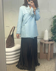 Blazer oversize Bleu