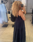 Robe Bohème bleu marine