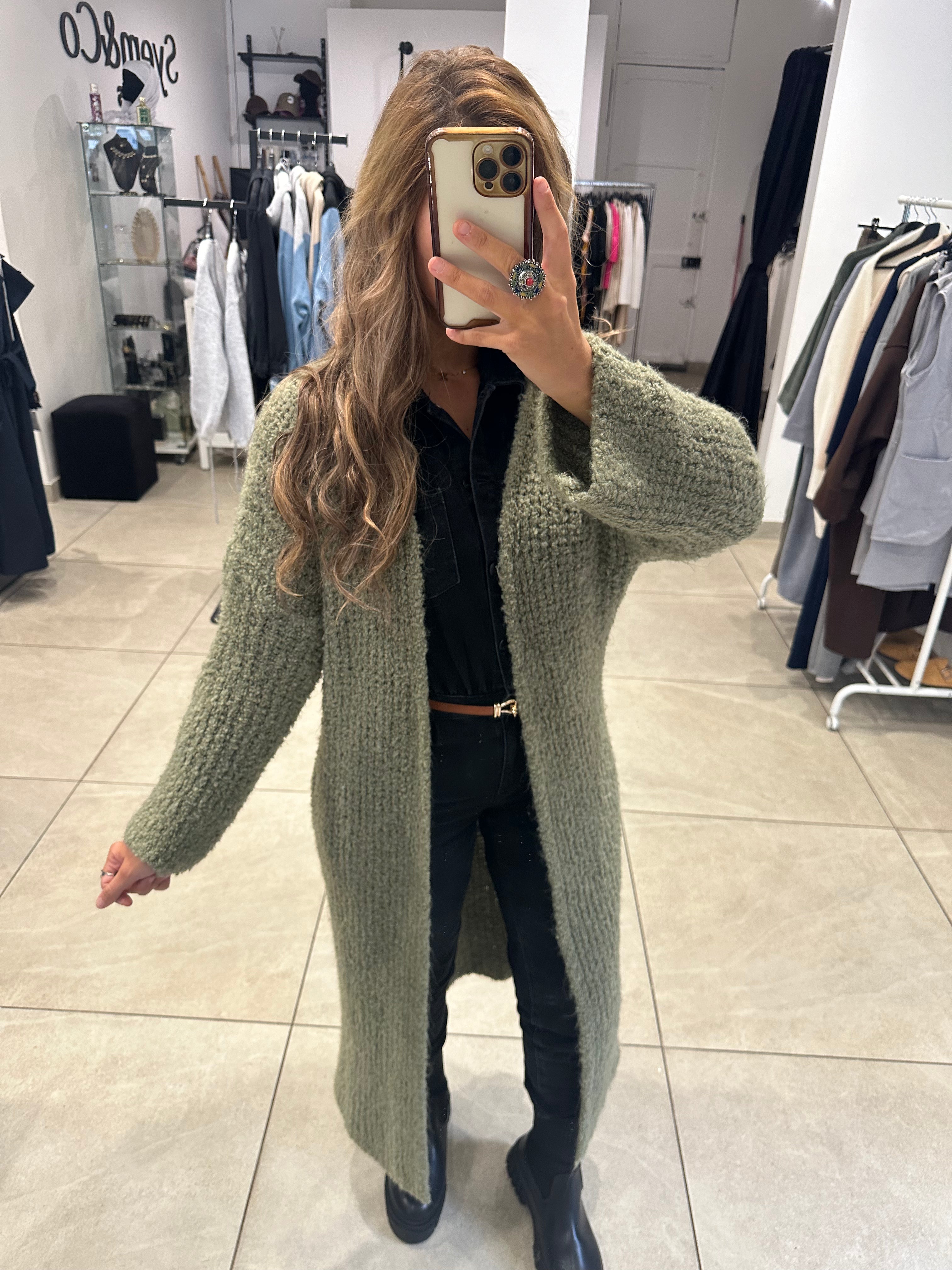 Gilet long cintré femme hotsell