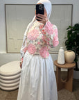 Top crochet Rose