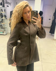 blazer ambre marron