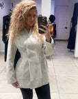 blazer ambre beige
