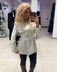 blazer ambre beige