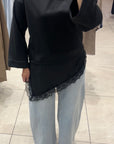 T-shirt manche longue Dentelle